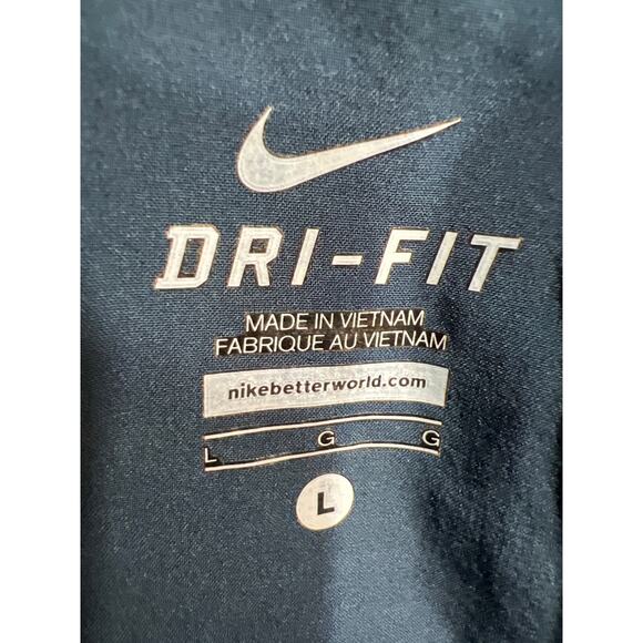 Nike Dri Fit Lightweight Zipper Hems/Logo Basketball Jogger Navy Blue Men Size L - Picture 11 of 16